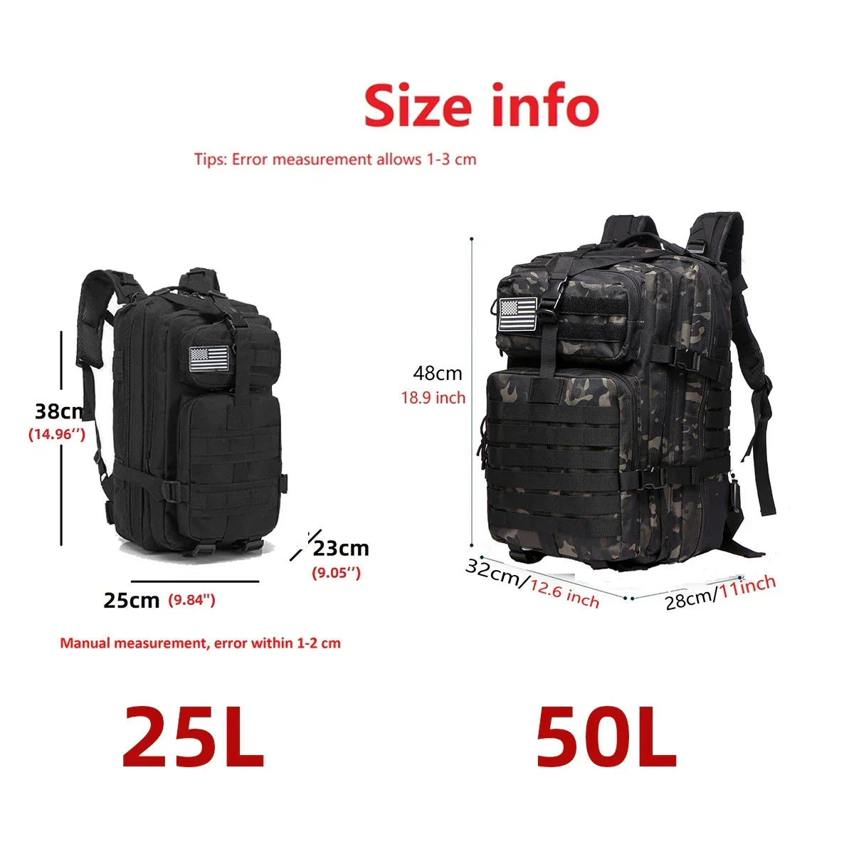 Wasserdichter Trekking-Rucksack – großes Fassungsvermögen