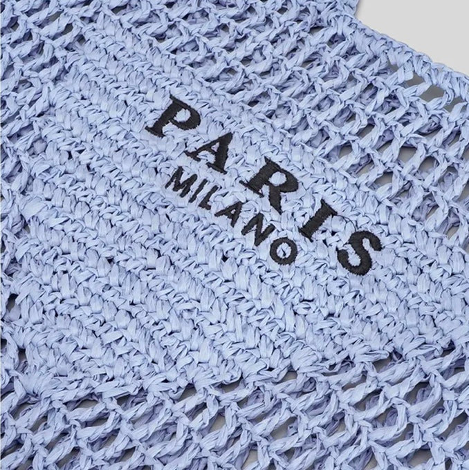 Clinbands | Handgewebte Tasche mit Clinbands- und Milano-Aufdruck