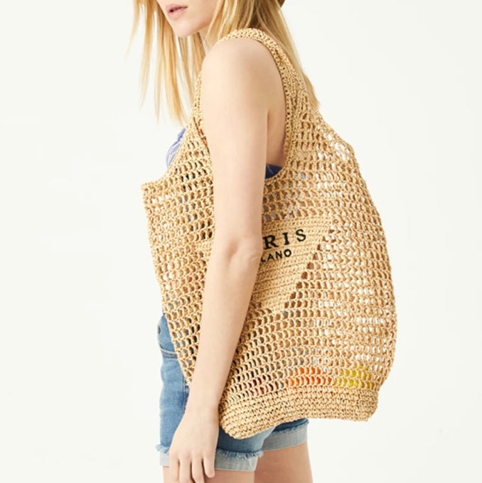 Clinbands | Handgewebte Tasche mit Clinbands- und Milano-Aufdruck