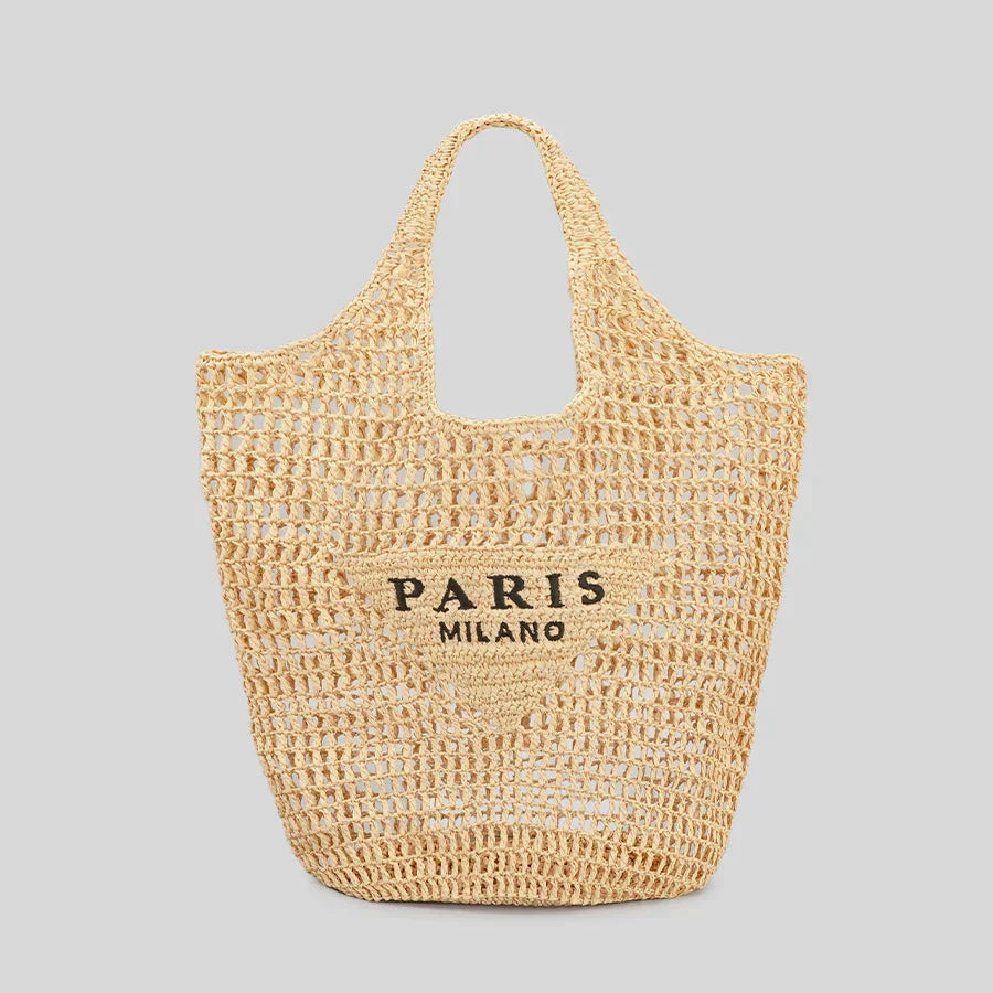 Clinbands | Handgewebte Tasche mit Clinbands- und Milano-Aufdruck