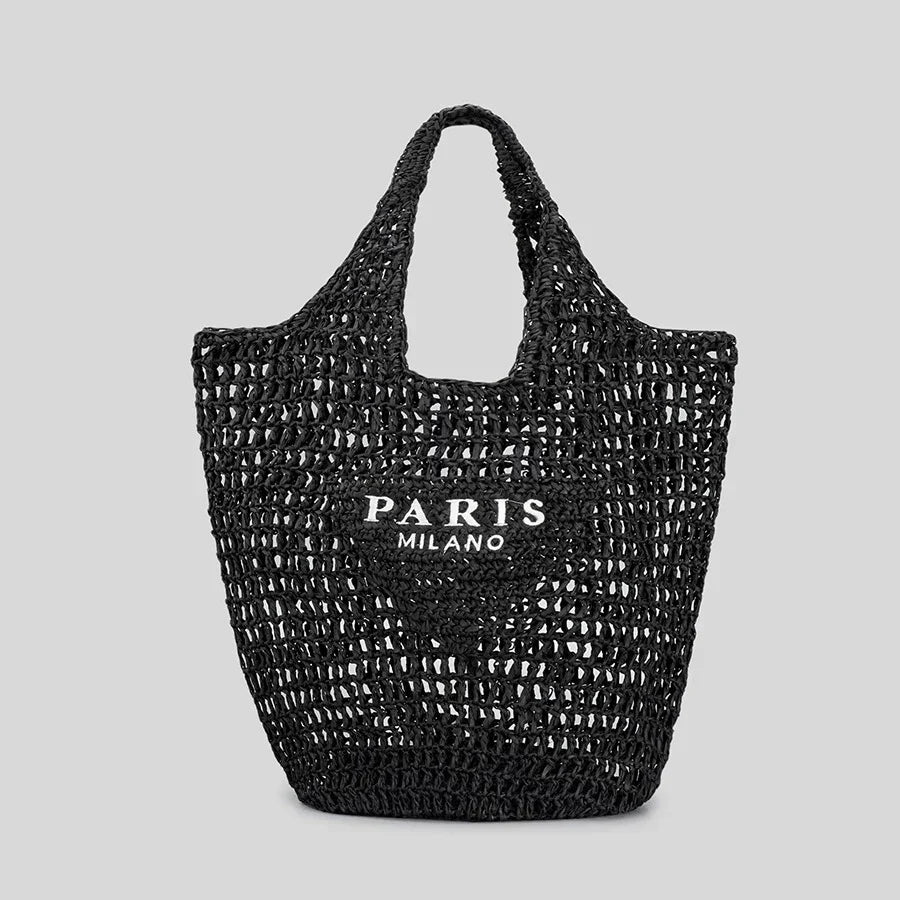 Clinbands | Handgewebte Tasche mit Clinbands- und Milano-Aufdruck