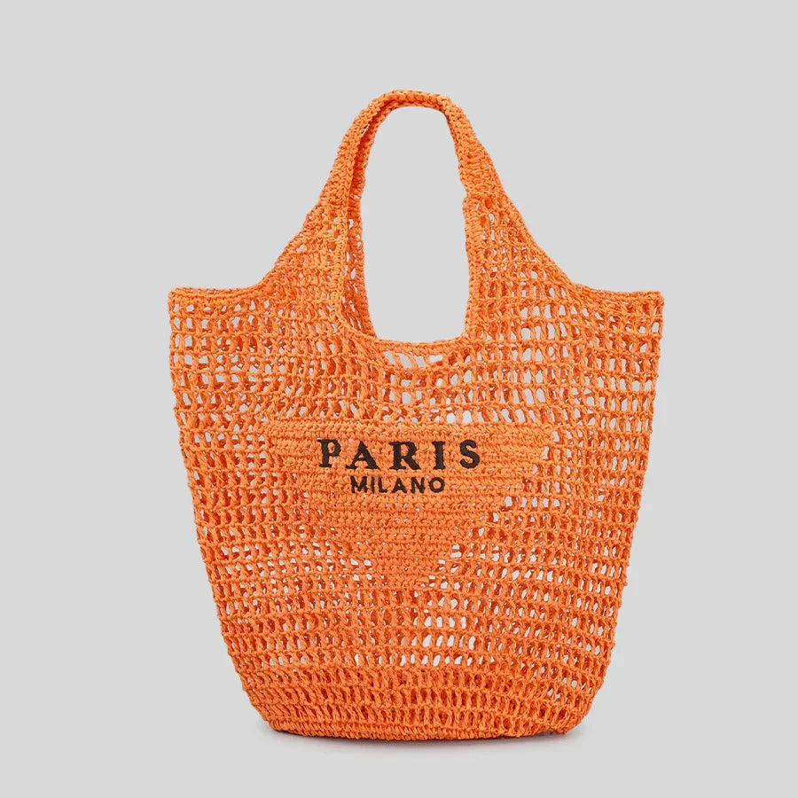 Clinbands | Handgewebte Tasche mit Clinbands- und Milano-Aufdruck