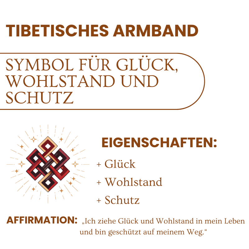 Tibetisches Glücksarmband - Glücksring