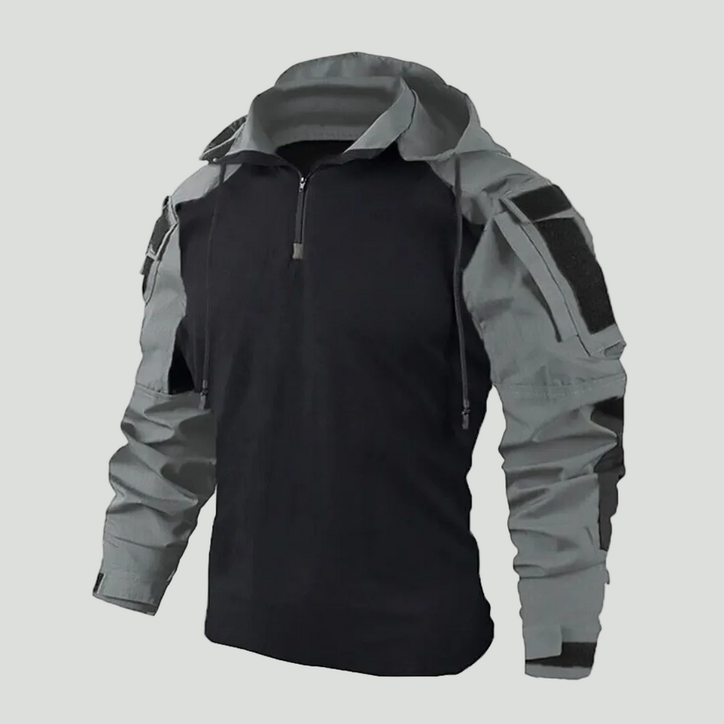 Tactical Camouflage-Hoodie – winddichte Outdoor-Schicht