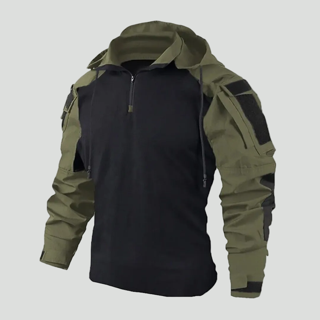 Tactical Camouflage-Hoodie – winddichte Outdoor-Schicht