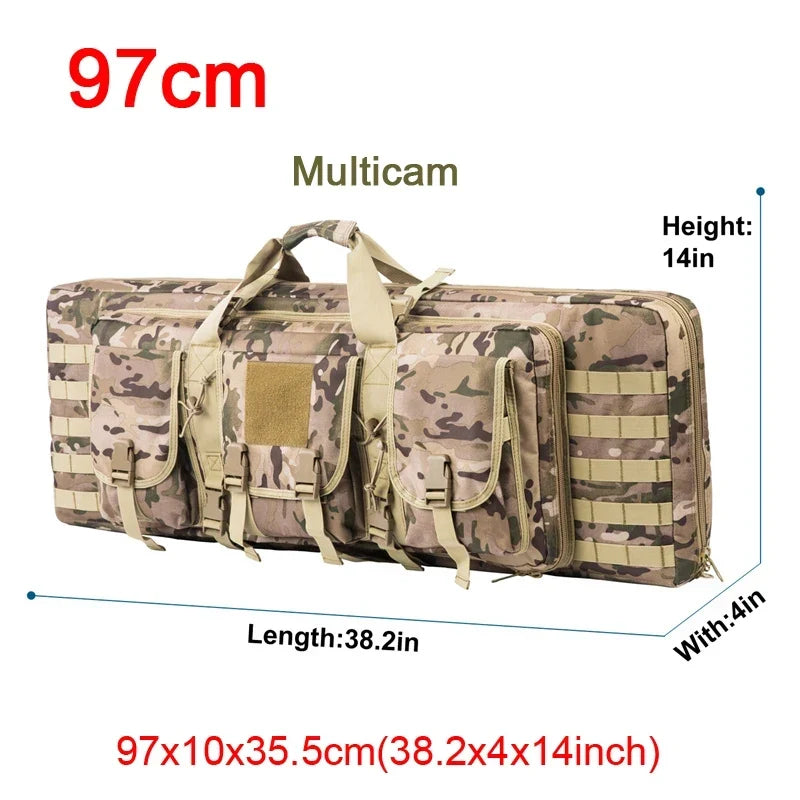 Tactical Doppel-Gewehrtasche – MOLLE-Gewehrkoffer