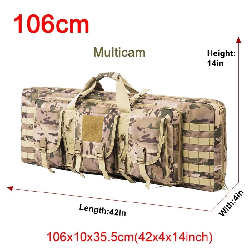 Tactical Doppel-Gewehrtasche – MOLLE-Gewehrkoffer