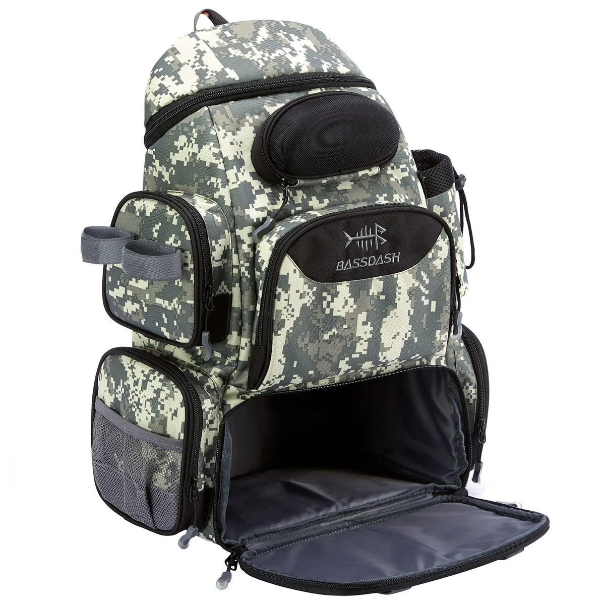 Tactical-Angelrucksack – leicht, wasserdicht mit Tackle-Box-Stauraum