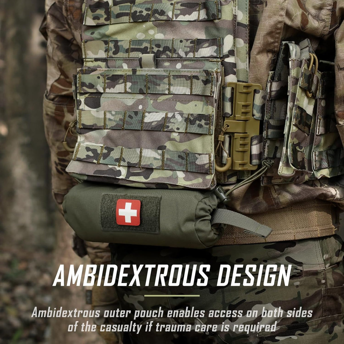 Tactical IFAK Roll-Up EMT Hüfttasche – MOLLE Trauma-Organizer