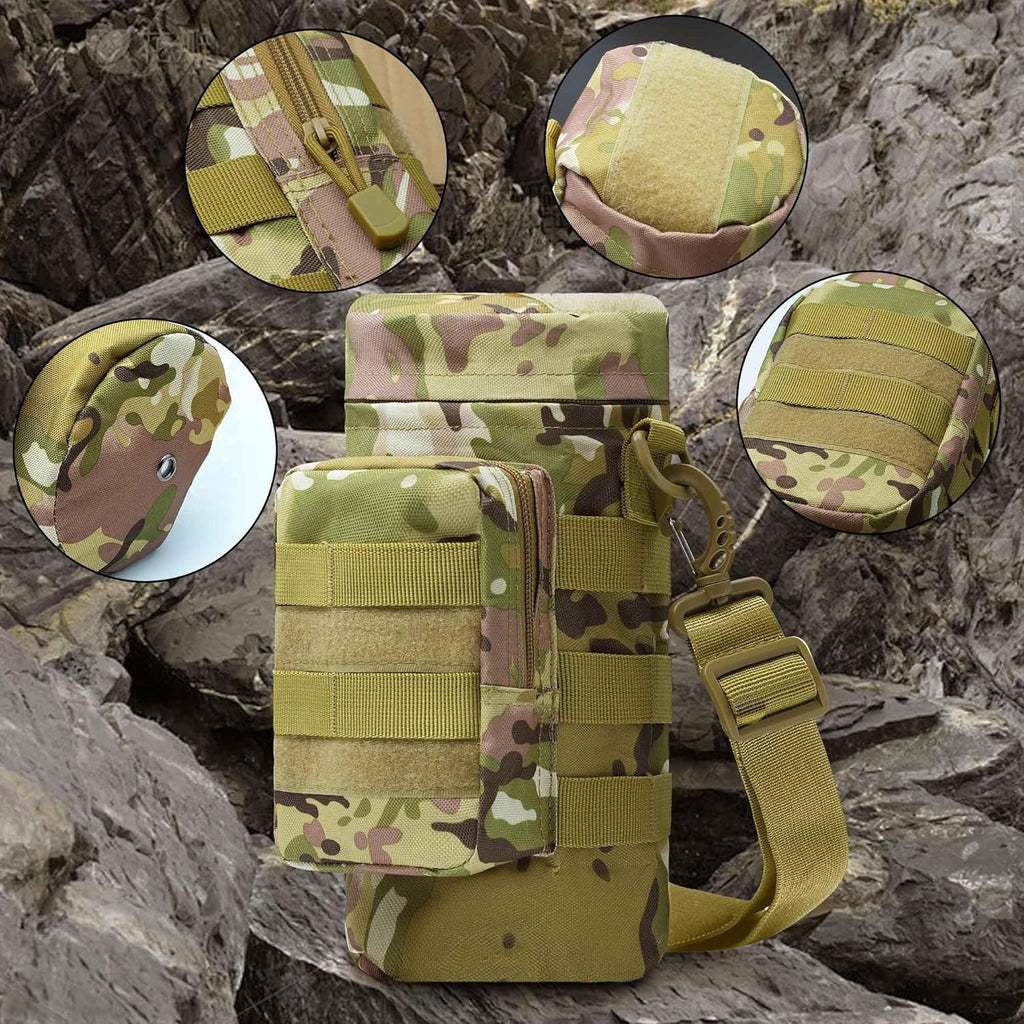 Tactical MOLLE Trinkflaschentasche – isoliert, abnehmbarer Riemen