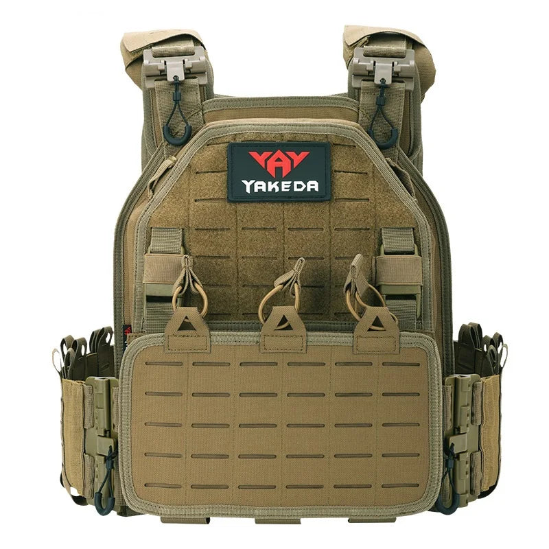 MC Camo Tactical Combat Weste – verstellbarer Plate Carrier