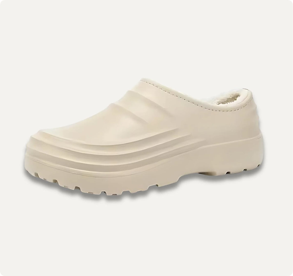 Kuschelige Comfort-Clogs mit rutschfester Sohle