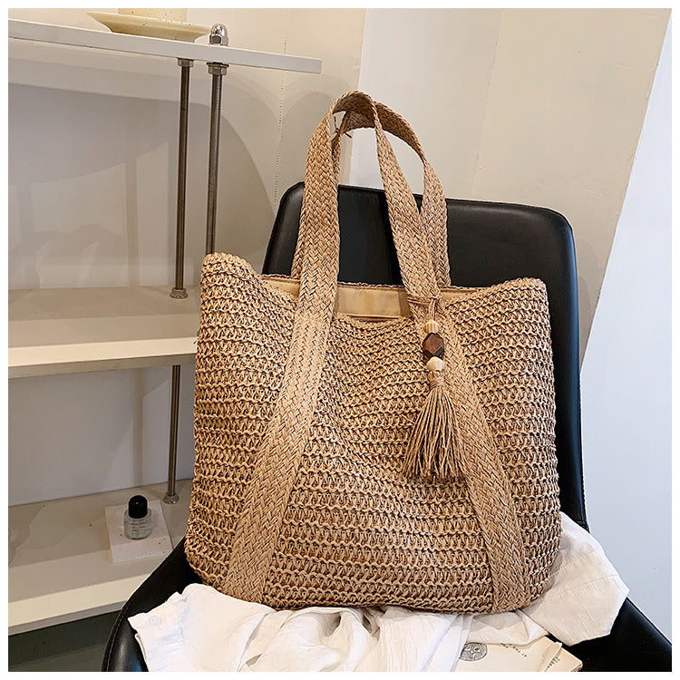 Clinbands | Sommertasche Aus Stroh mit Lässigem Design