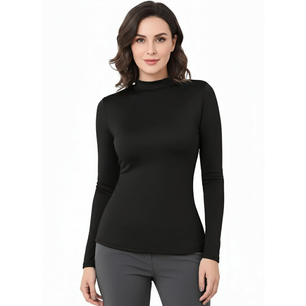 Damen Thermo-Basislayer-Oberteil – leichtes Fleece für Kälte