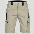 Herren Ripstop-Cargoshorts – Reißverschlusstasche, lang