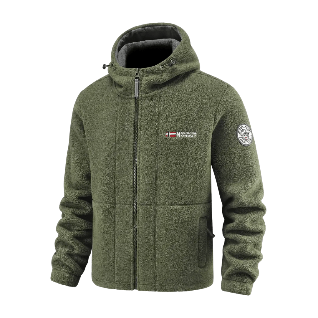 Herren Winddichte Fleecejacke – atmungsaktive Outdoor-Schicht