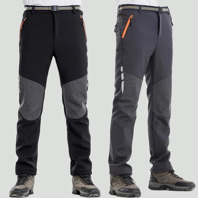 Isolierte Wanderhose – wasserabweisende Softshell für Kälte