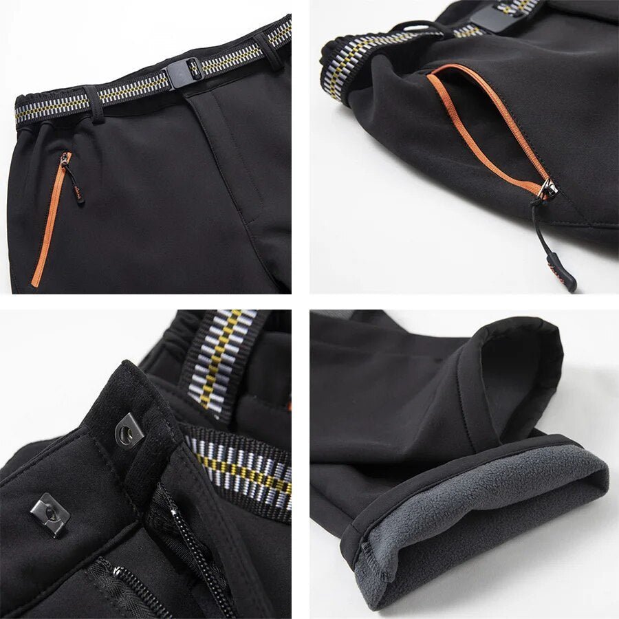 Isolierte Wanderhose – wasserabweisende Softshell für Kälte