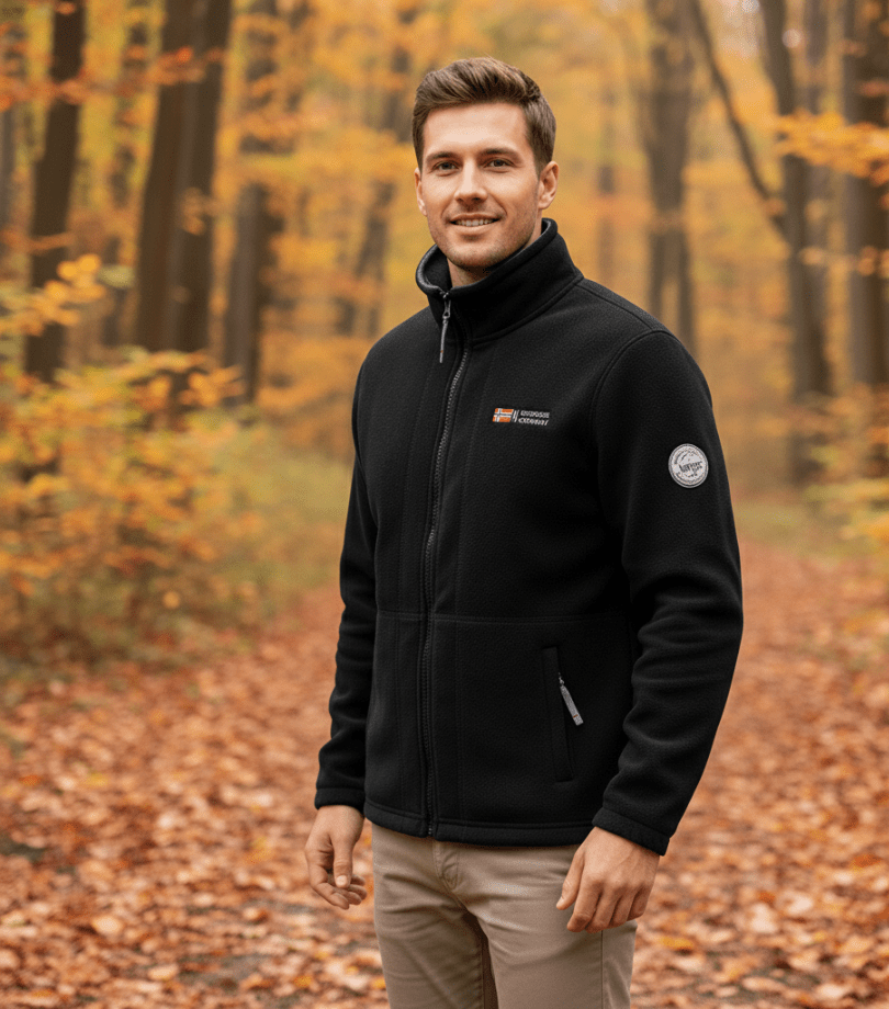 Leichte Thermo-Fleecejacke – atmungsaktiver Midlayer