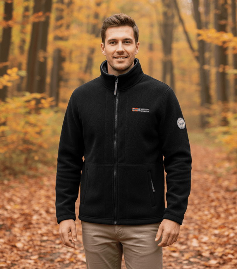 Leichte Thermo-Fleecejacke – atmungsaktiver Midlayer