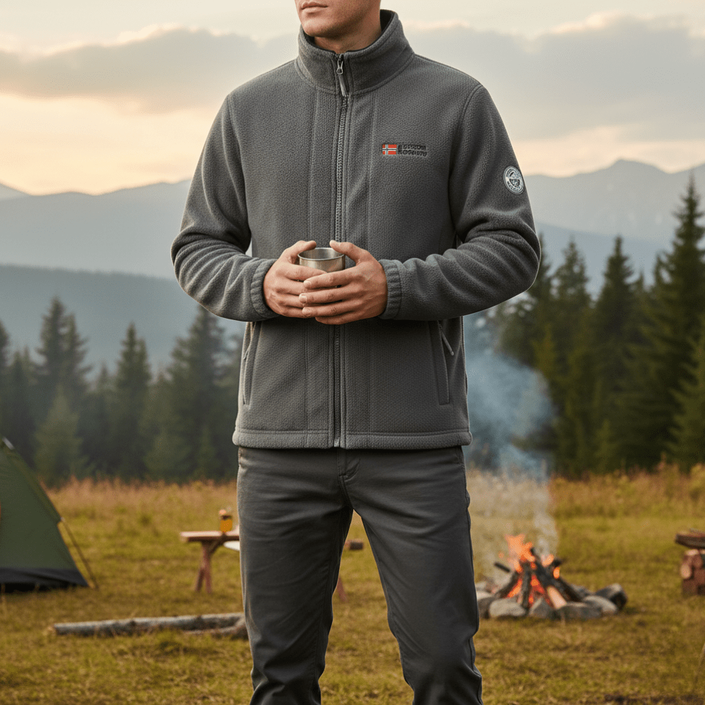 Leichte Thermo-Fleecejacke – atmungsaktiver Midlayer