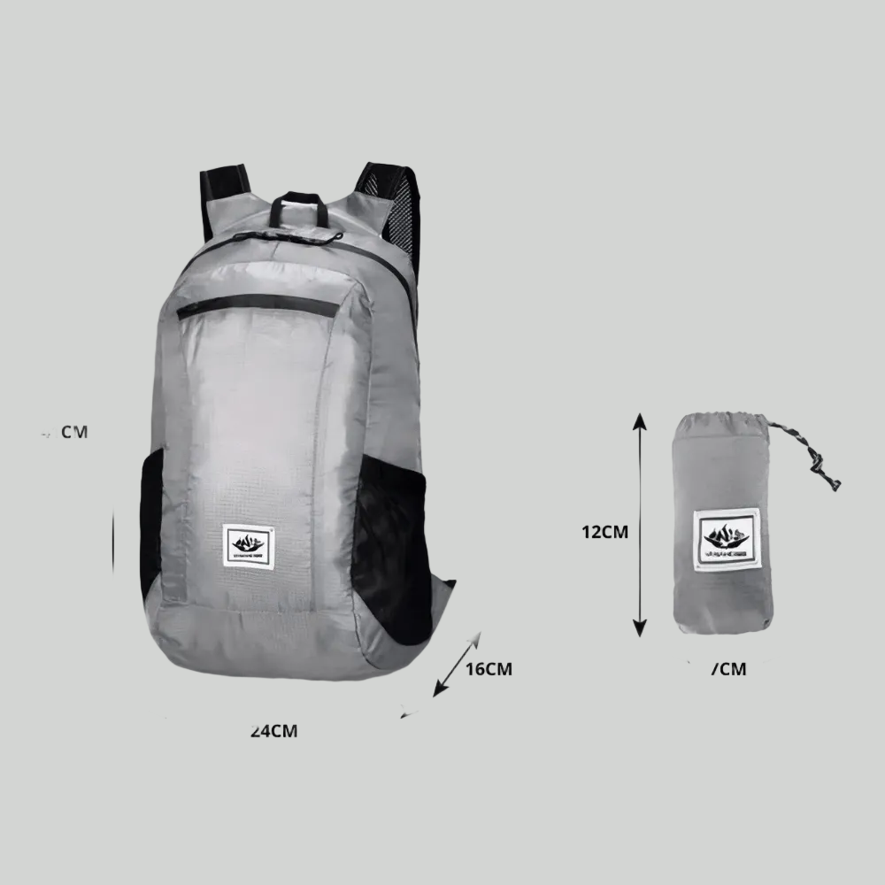 Faltbarer Tagesrucksack – leicht, packbar