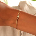 Clinbands | Elegantes Liebesknoten Armband für Damen