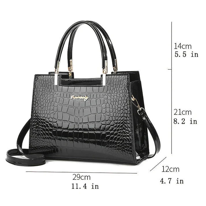 Clinbands | Frauen glänzende handtasche