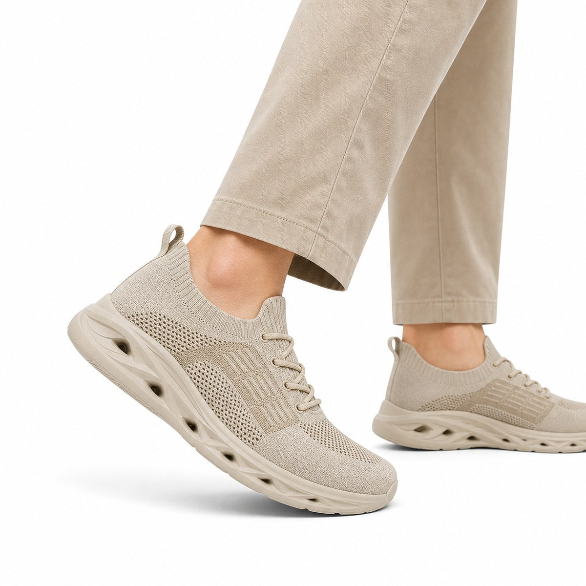 Komfort-Walking-Sneaker mit breiter Zehenbox – Premium-Variante