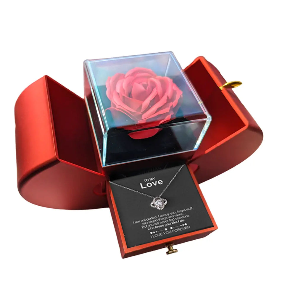 Clinbands Liebe Halskette Luxus Rose Box