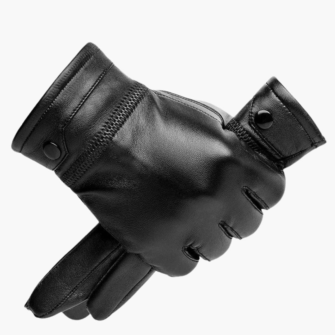 Elegante Herren-Lederhandschuhe für den Winter