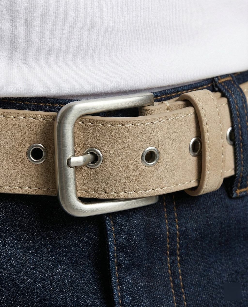 Clinbands | Herren Wildledergürtel Klassischer & Eleganter Wildledergürtel für Männer