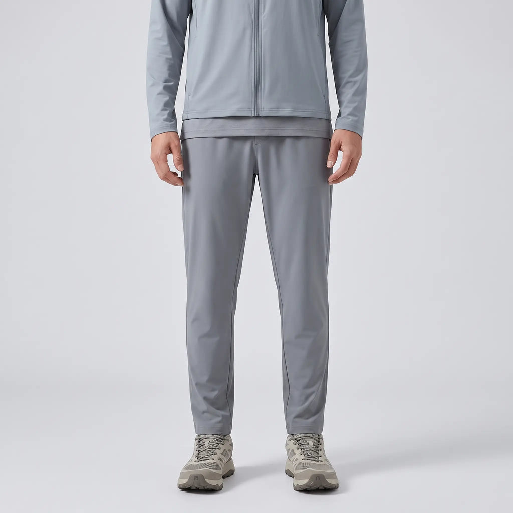 Herren Sonnenhoodie mit durchgehendem Reißverschluss – UPF 50+ belüftete Wander- und Angeljacke
