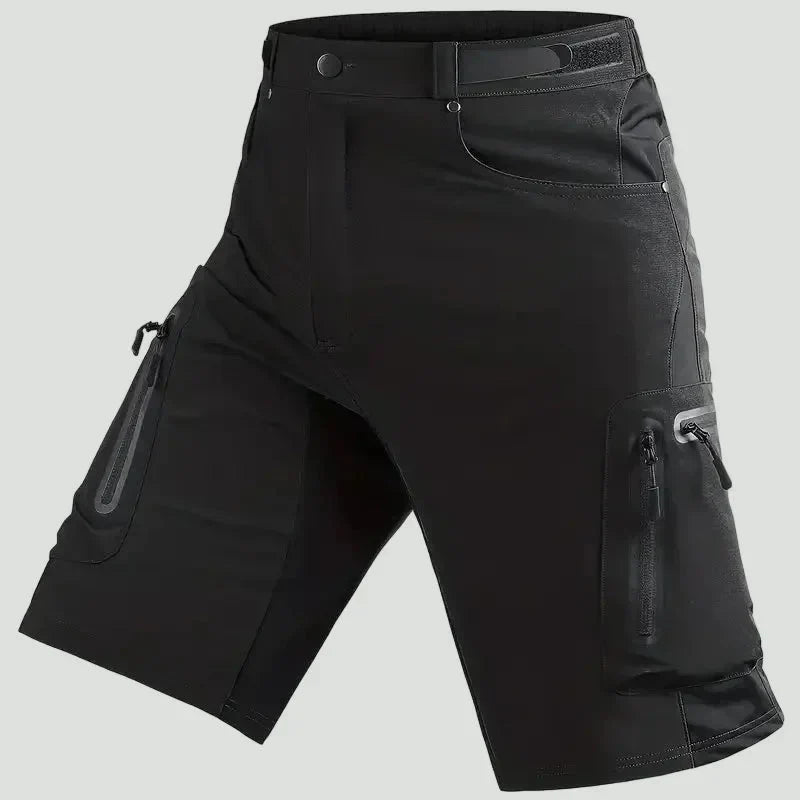 Herren MTB-Cargoshorts – strapazierfähig, Reißverschlusstaschen