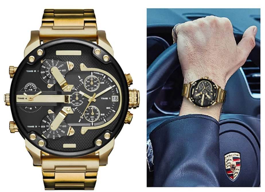 Clinbands – Schlanke, elegante Herrenuhr des Managers