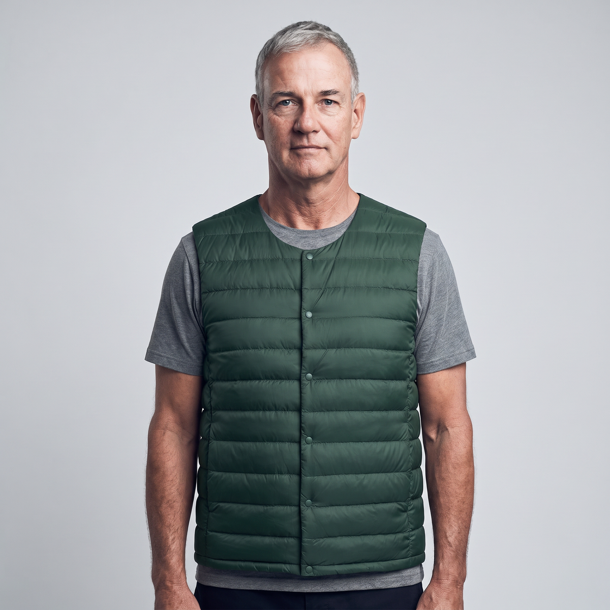 Herren Weste leicht – daunengefüllter Bodywarmer