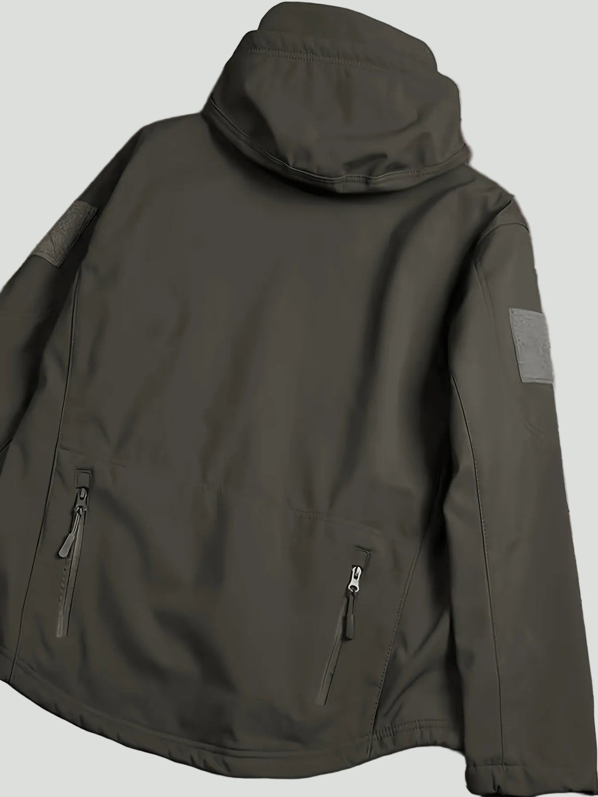 Herren Outdoor-Jacke mit Kapuze – leichte Zip-Schicht für aktiven Einsatz