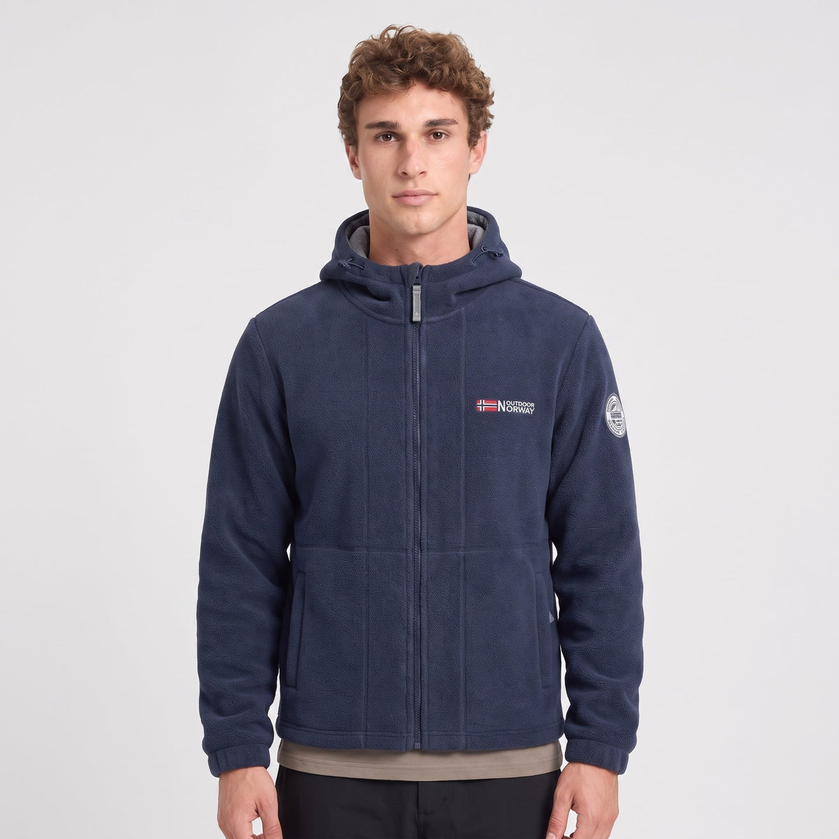 Herren Winddichte Fleecejacke – atmungsaktive Outdoor-Schicht