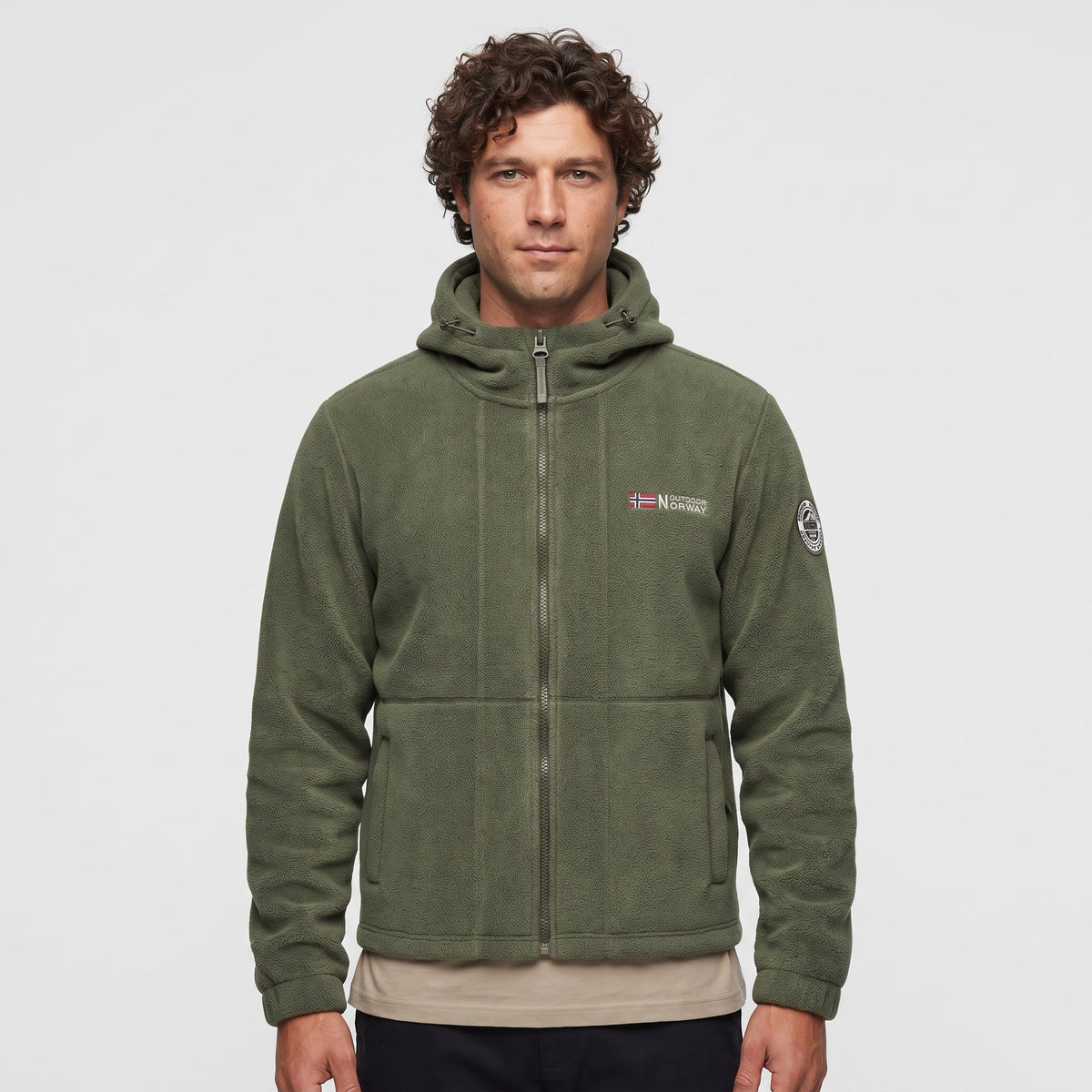 Herren Winddichte Fleecejacke – atmungsaktive Outdoor-Schicht