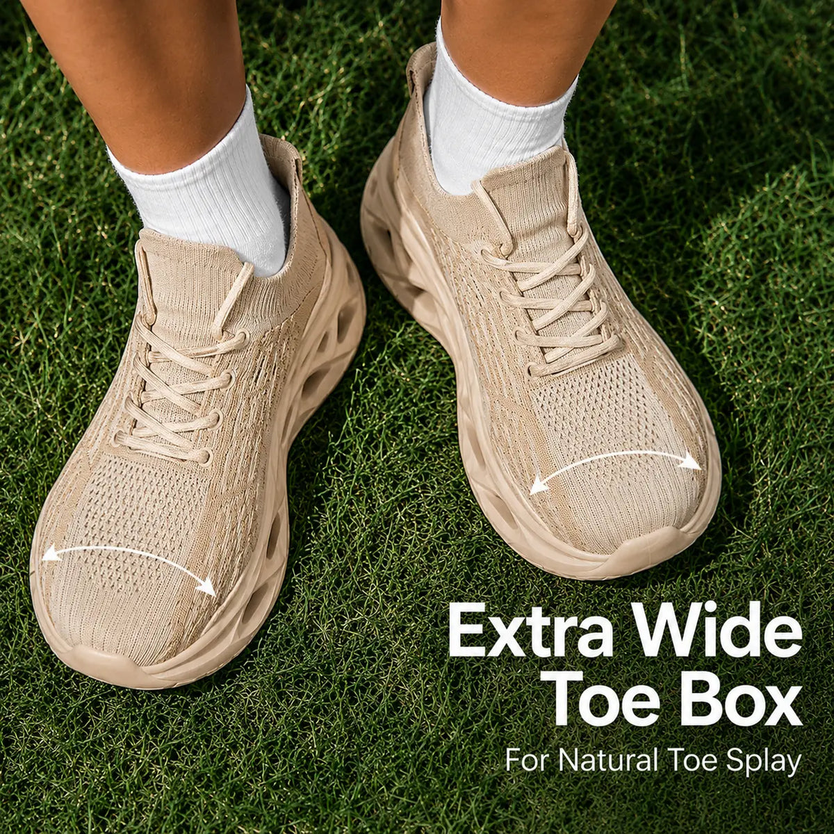 Premium Komfort-Walking-Schuhe mit breiter Zehenbox