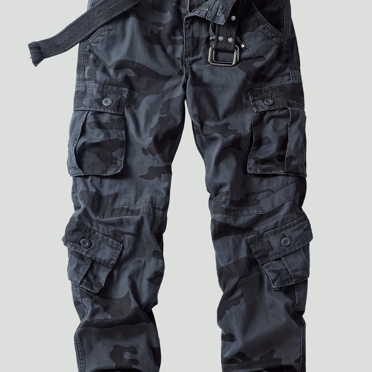 Herren Camouflage-Cargohose – Multitaschen-Utility-Design