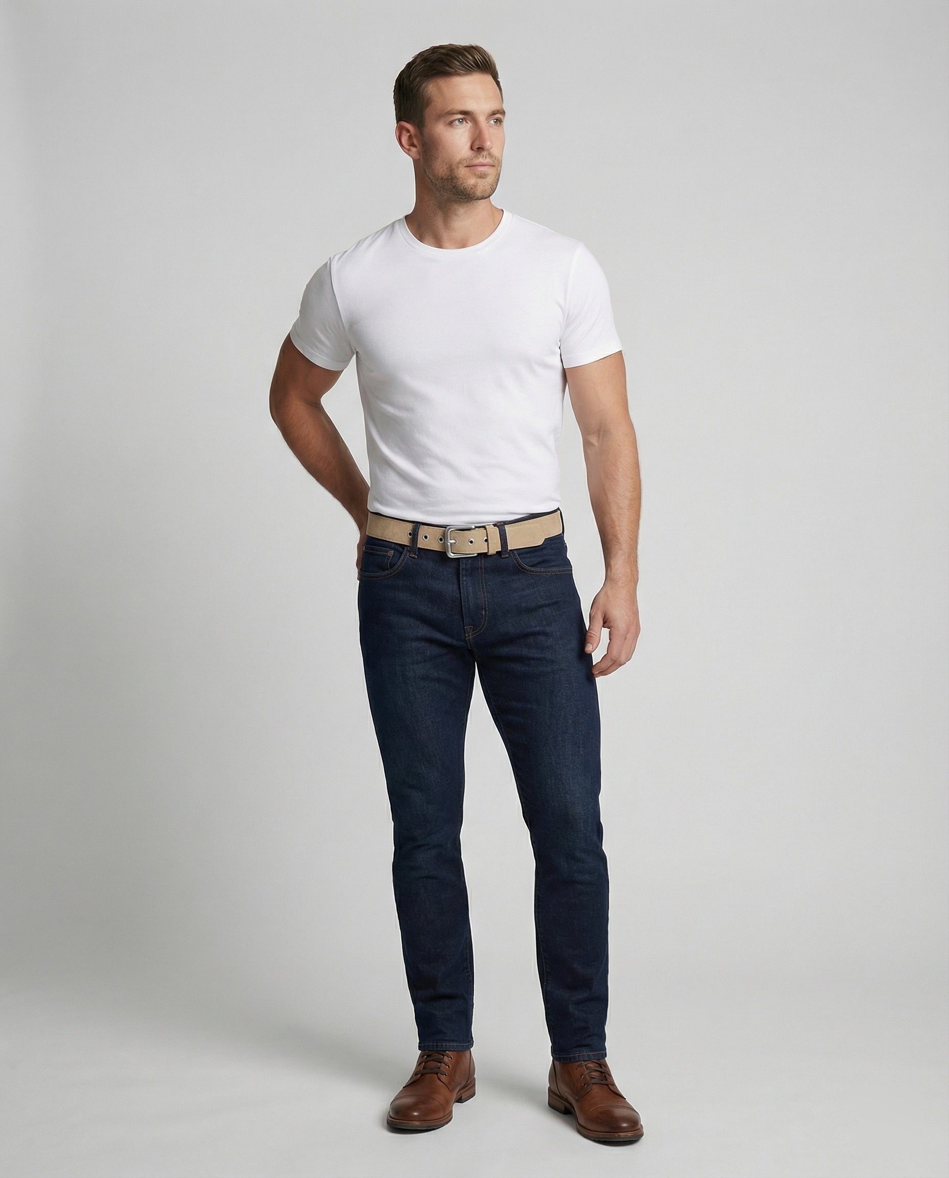 Clinbands | Herren Wildledergürtel Klassischer & Eleganter Wildledergürtel für Männer