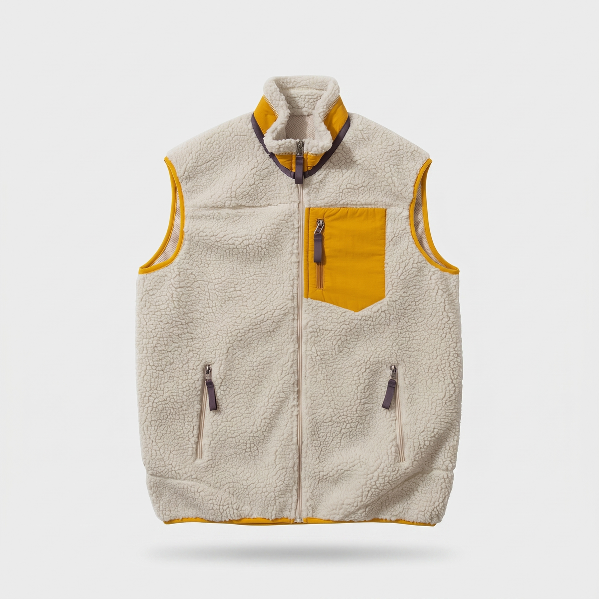 Herren Sherpa-Fleeceweste – isolierter Bodywarmer