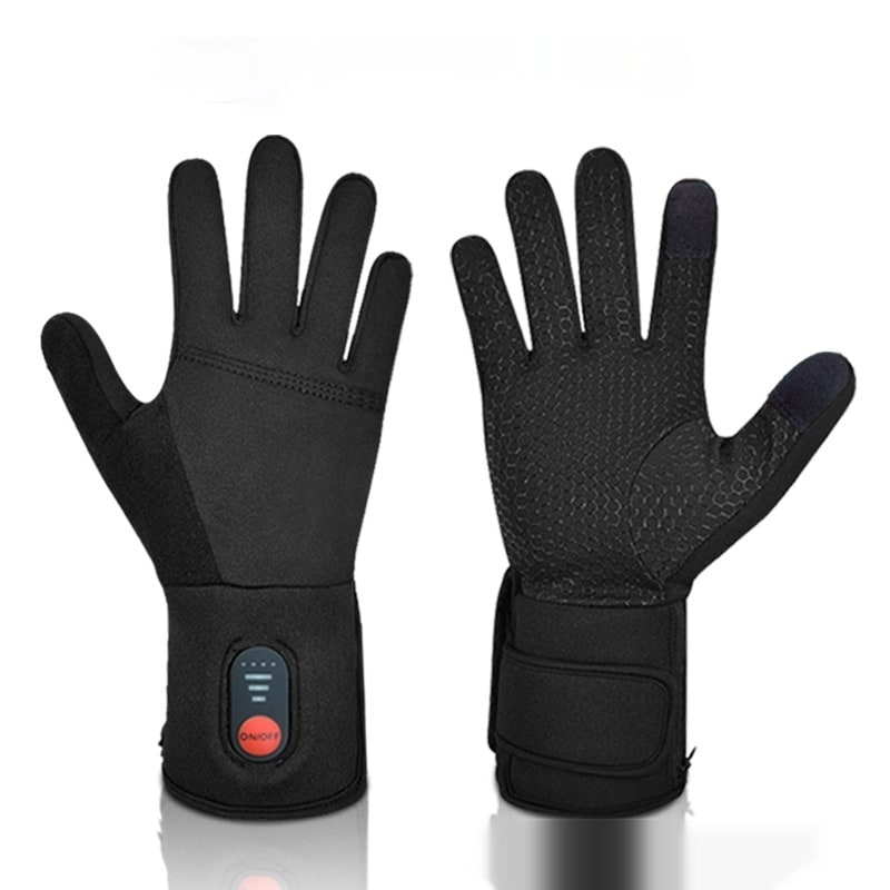 Beheizbare Winterhandschuhe mit Touchscreen-Fingerspitzen und Akkubetrieb