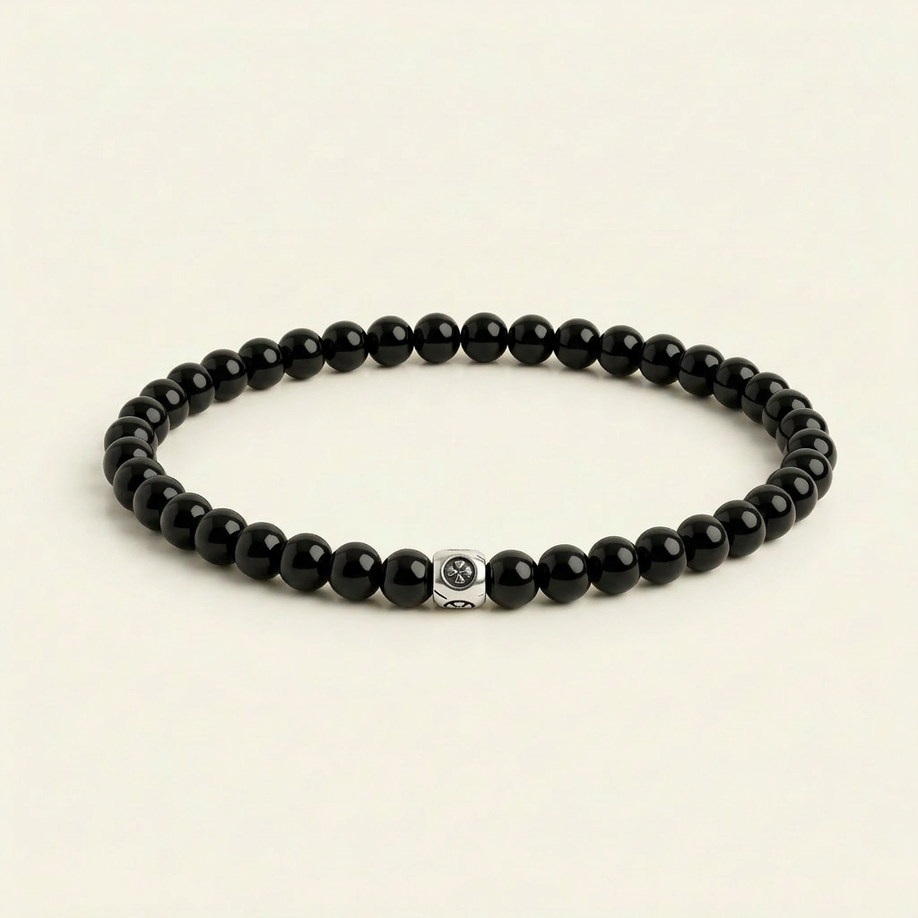Obsidian Armband - Perlen