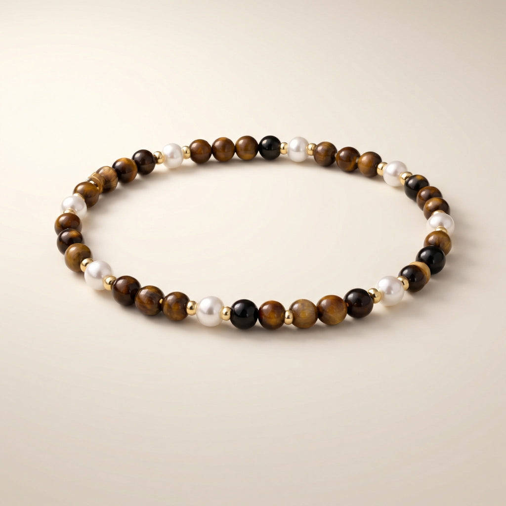 Tigerauge Armband - zarte Stärke