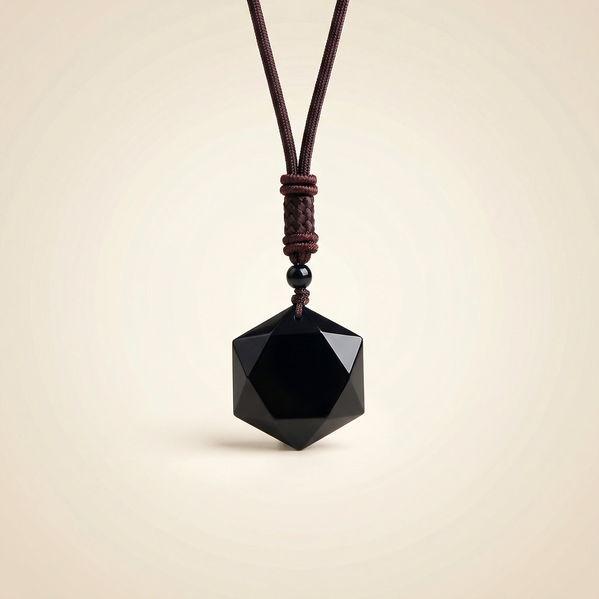 Obsidian Halskette - Schutz Talisman