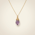 Amethyst Halskette - Eleganter Anhänger