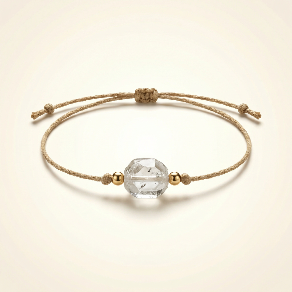 Bergkristall Armband - Unbearbeitet