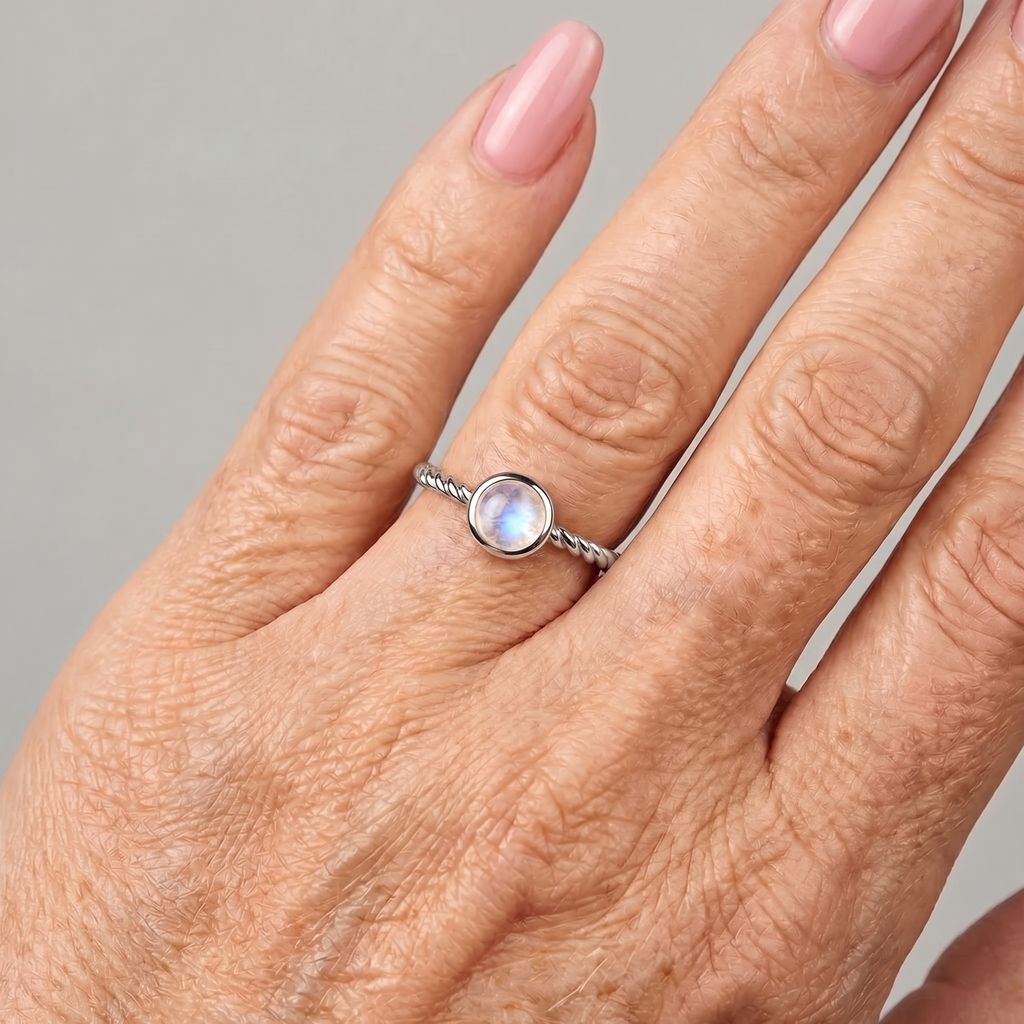 Mondstein Ring - Auge